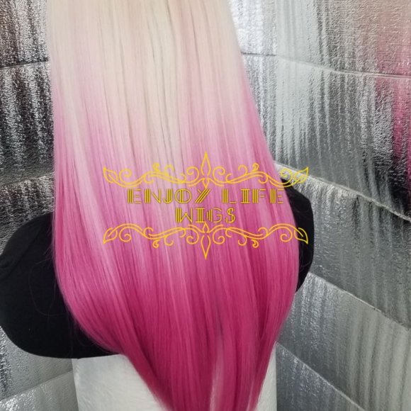 COPY - wowfactor blonde pink lacefront sexy wig main image 4